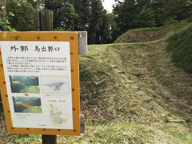 Sugiyama Castle Ruin-岚山町必去景点