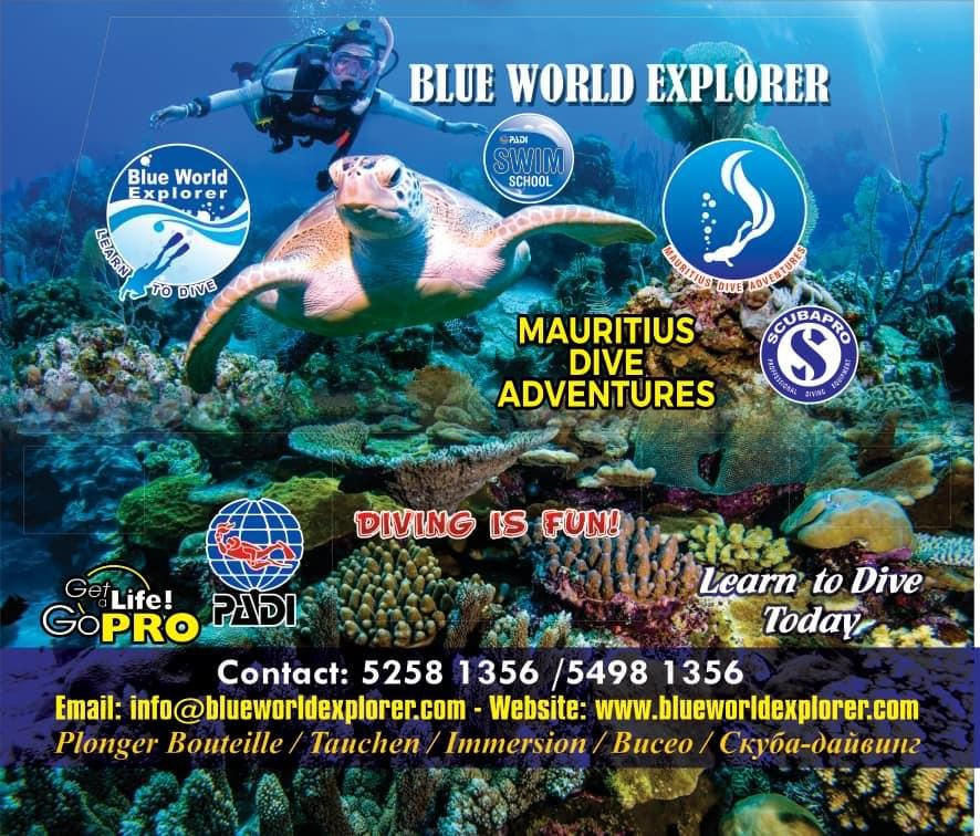 BLUE WORLD EXPLORER MAURITIUS-蓝湾必去景点