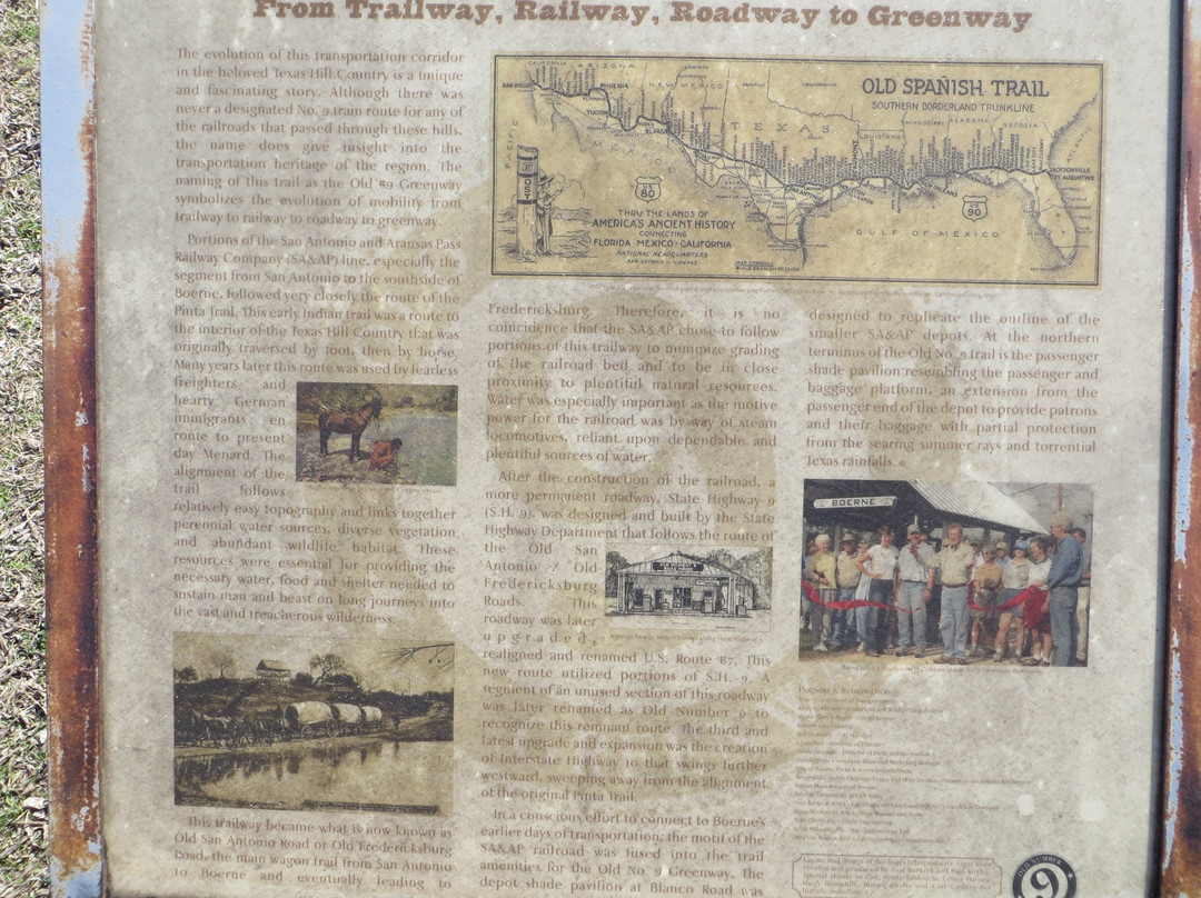 Old No. 9 Trail-Boerne必去景点