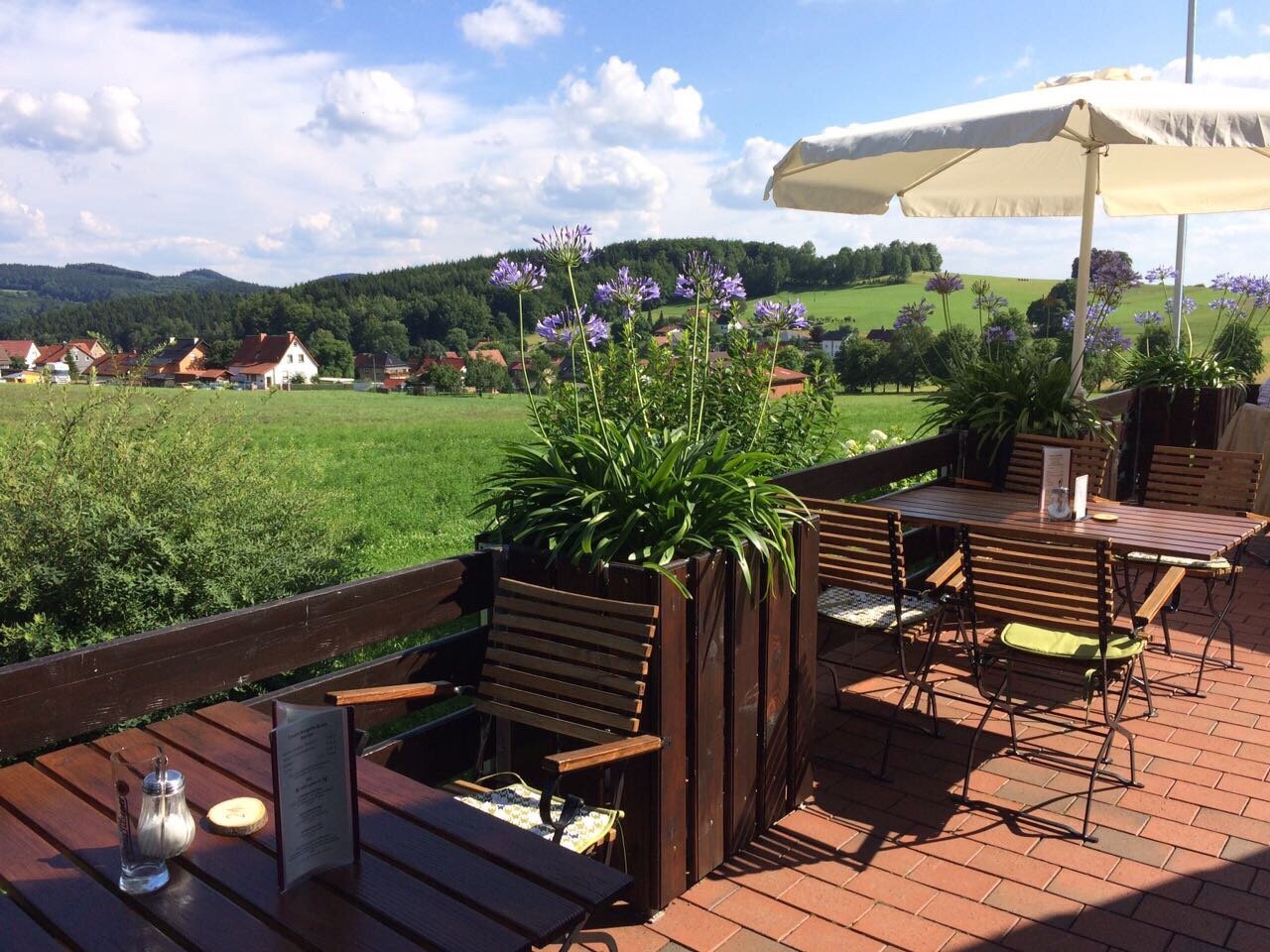 Cafe und Pension Ober der Eller-浴室