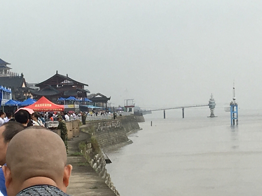 海宁盐官观潮景点图片