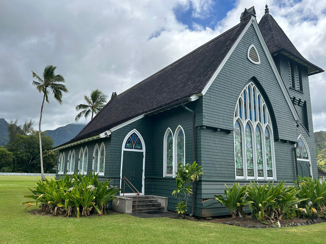 Wai'oli Hui'ia Church-哈纳雷伊必去景点