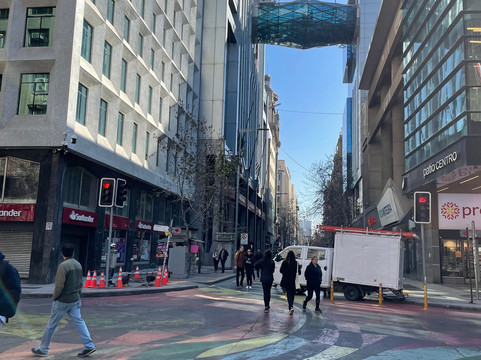 Paseo Bandera-圣地亚哥必去景点