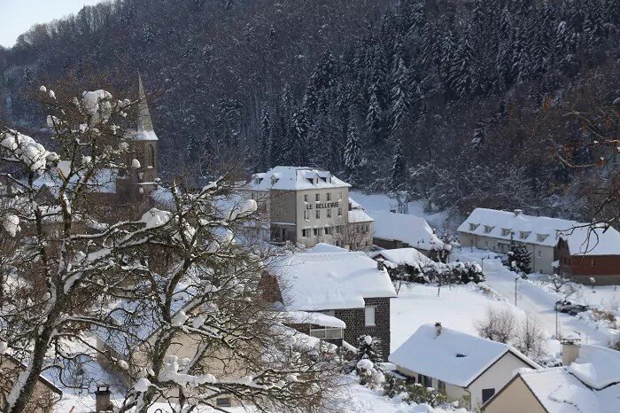 Gite-hôtel Bellevue-浴室