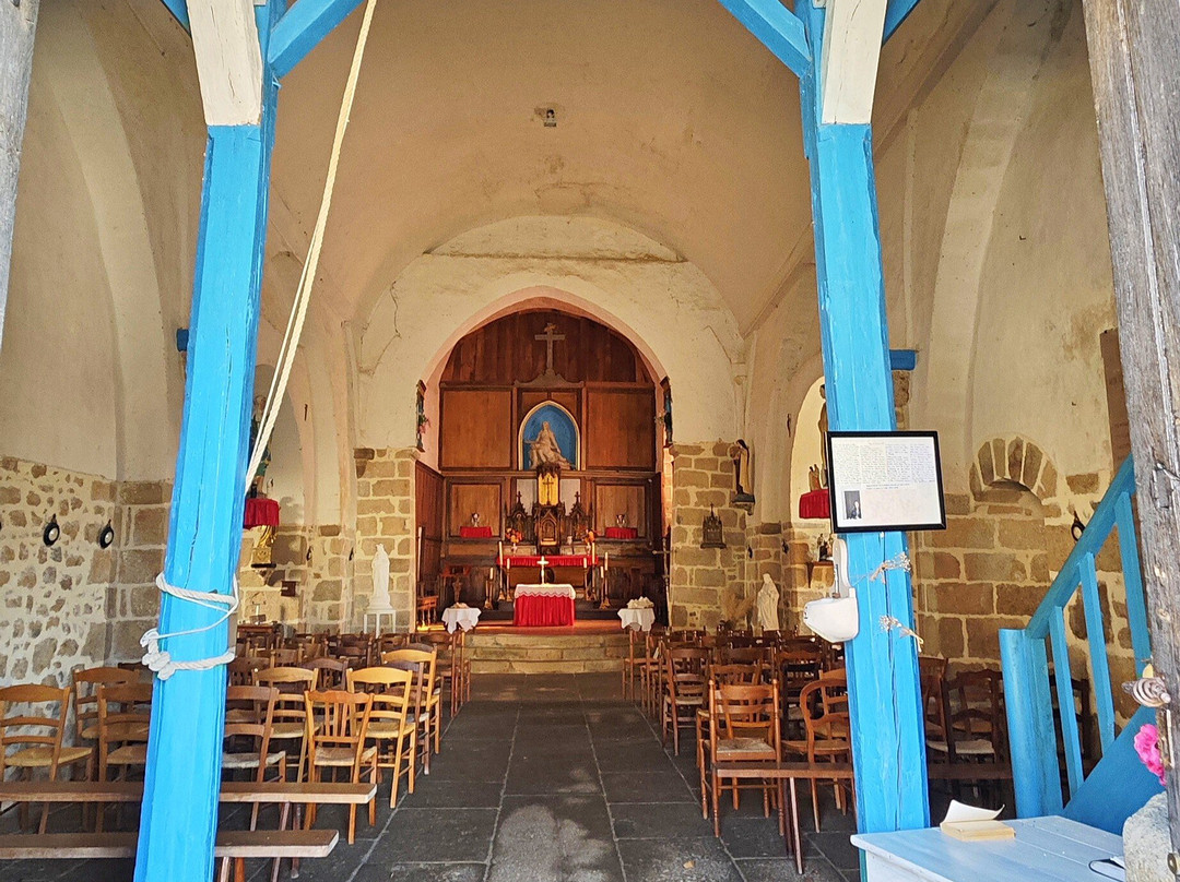Église Saint-Laurent de Saint-Priest-la-Feuille景点图片