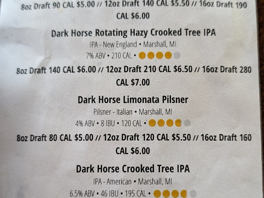 Dark Horse Brewing Company-Marshall必去景点