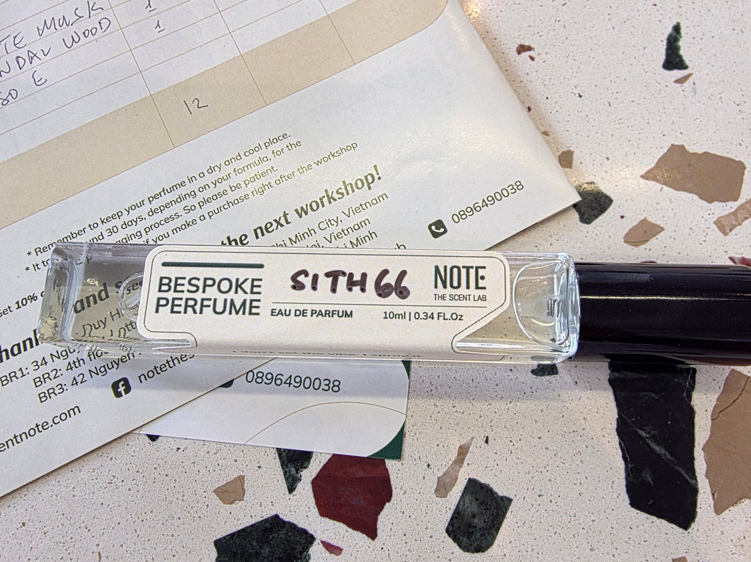 NOTE - The Scent Lab-胡志明市必去景点