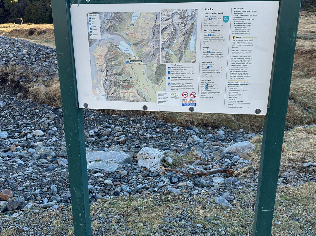 胡克山谷徒步道-库克山国家公园必去景点