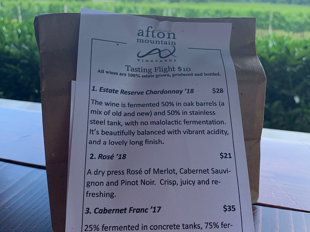 Afton Mountain Vineyards-Afton必去景点