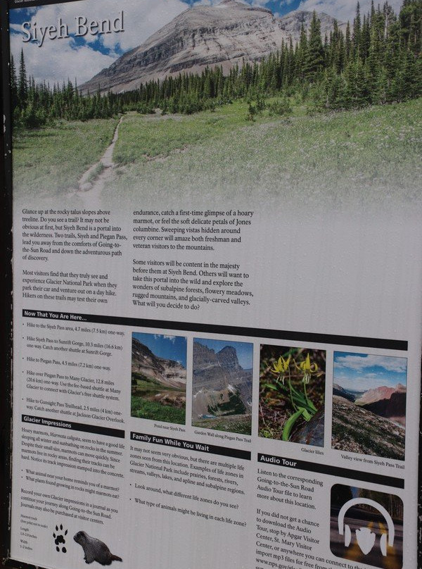 Siyeh Pass-冰河国家公园必去景点