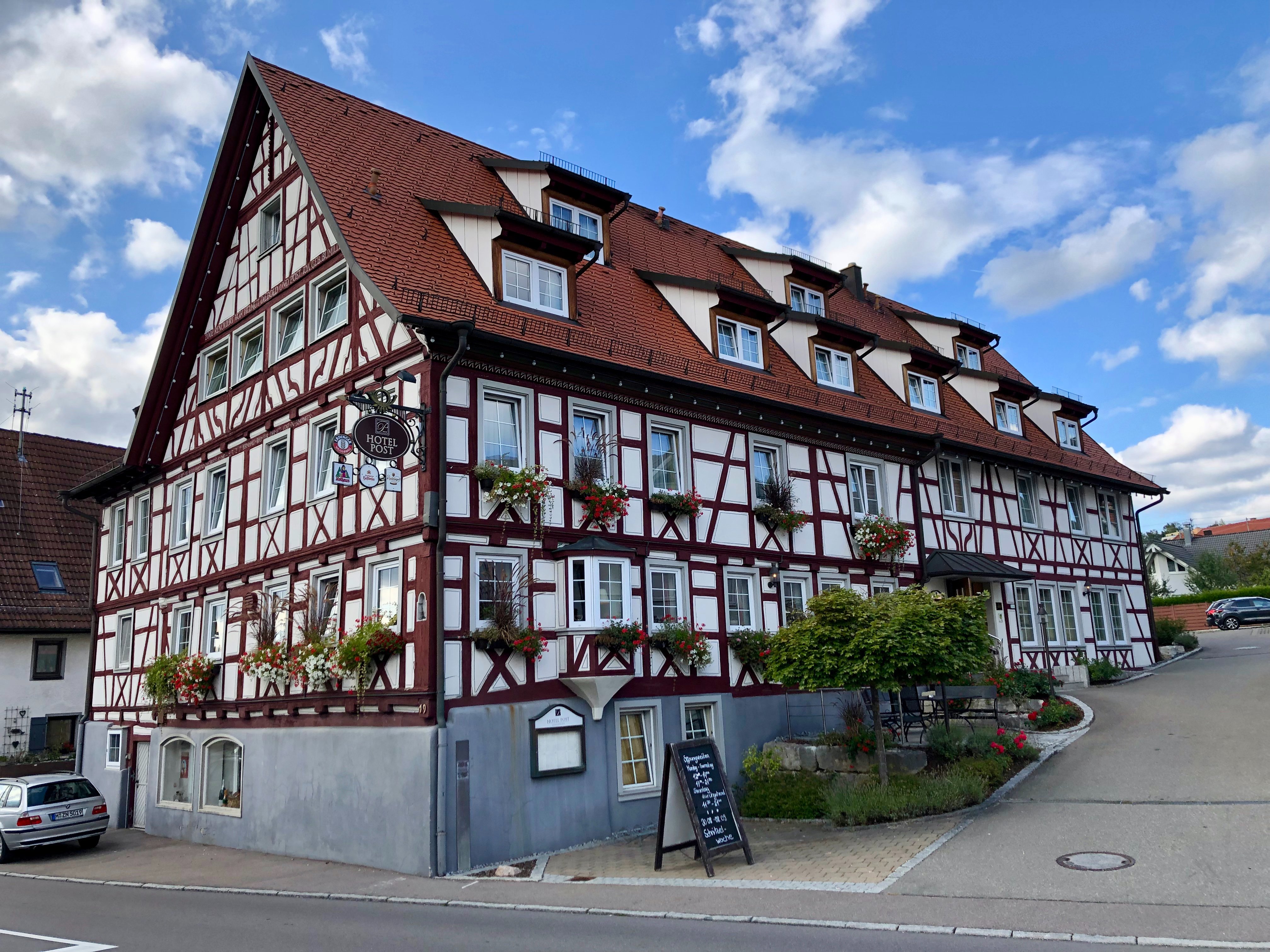 Hotel Post Jungingen-浴室