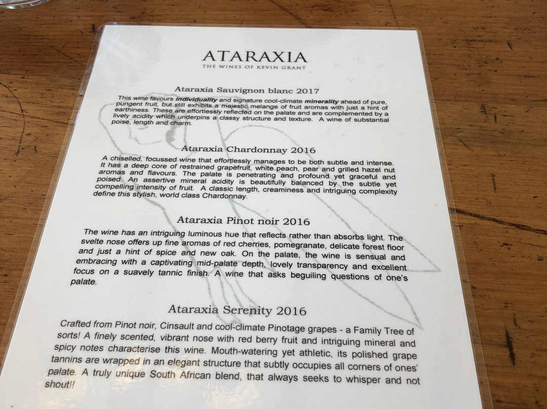 Ataraxia Wines-赫曼努斯必去景点