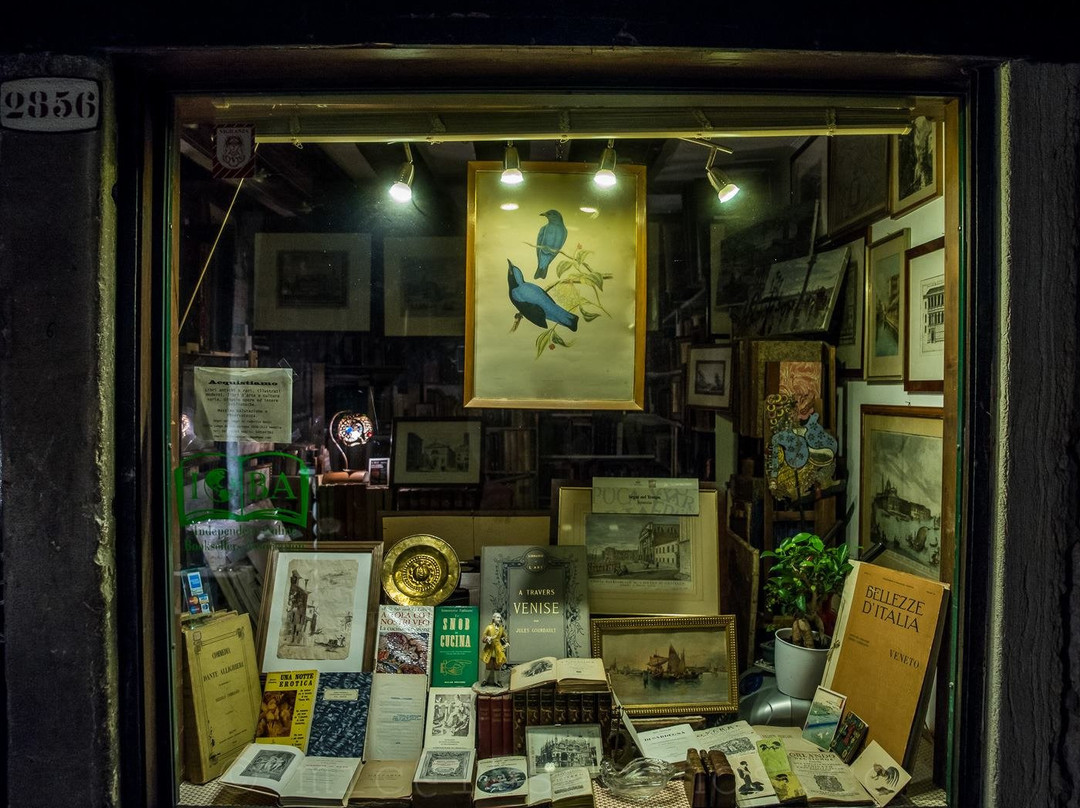 Segni nel Tempo antiquarian bookshop in Venice-威尼斯必去景点