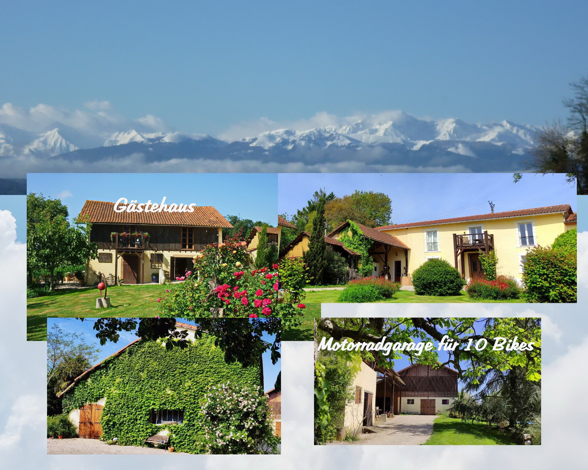 Maison Vue Pyrénées-浴室