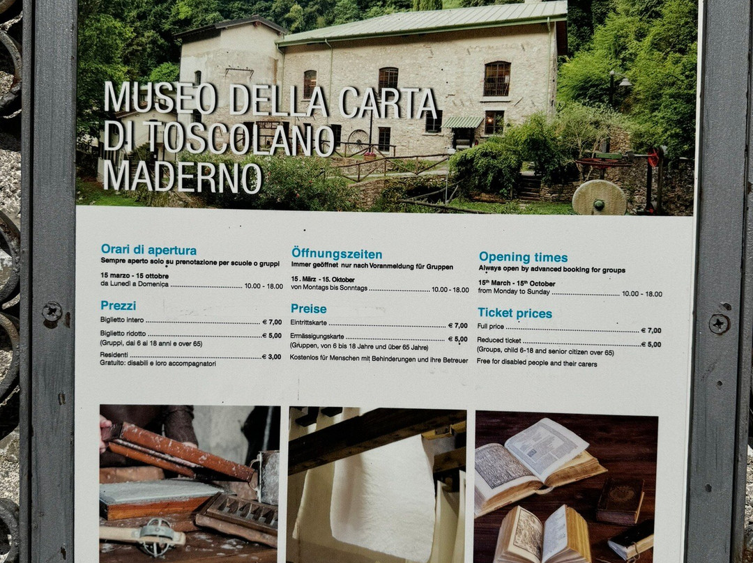 Museo della Carta-Toscolano-Maderno必去景点