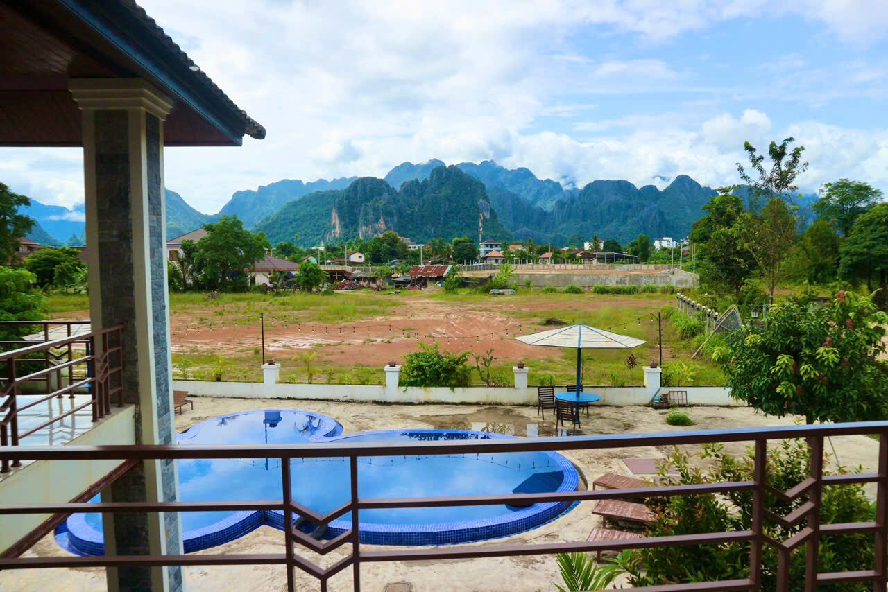 Vang Vieng Garden Resort-泳池