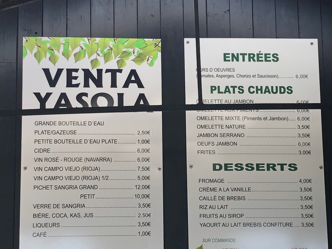 Randonnée Venta Yasola-Urrugne必去景点