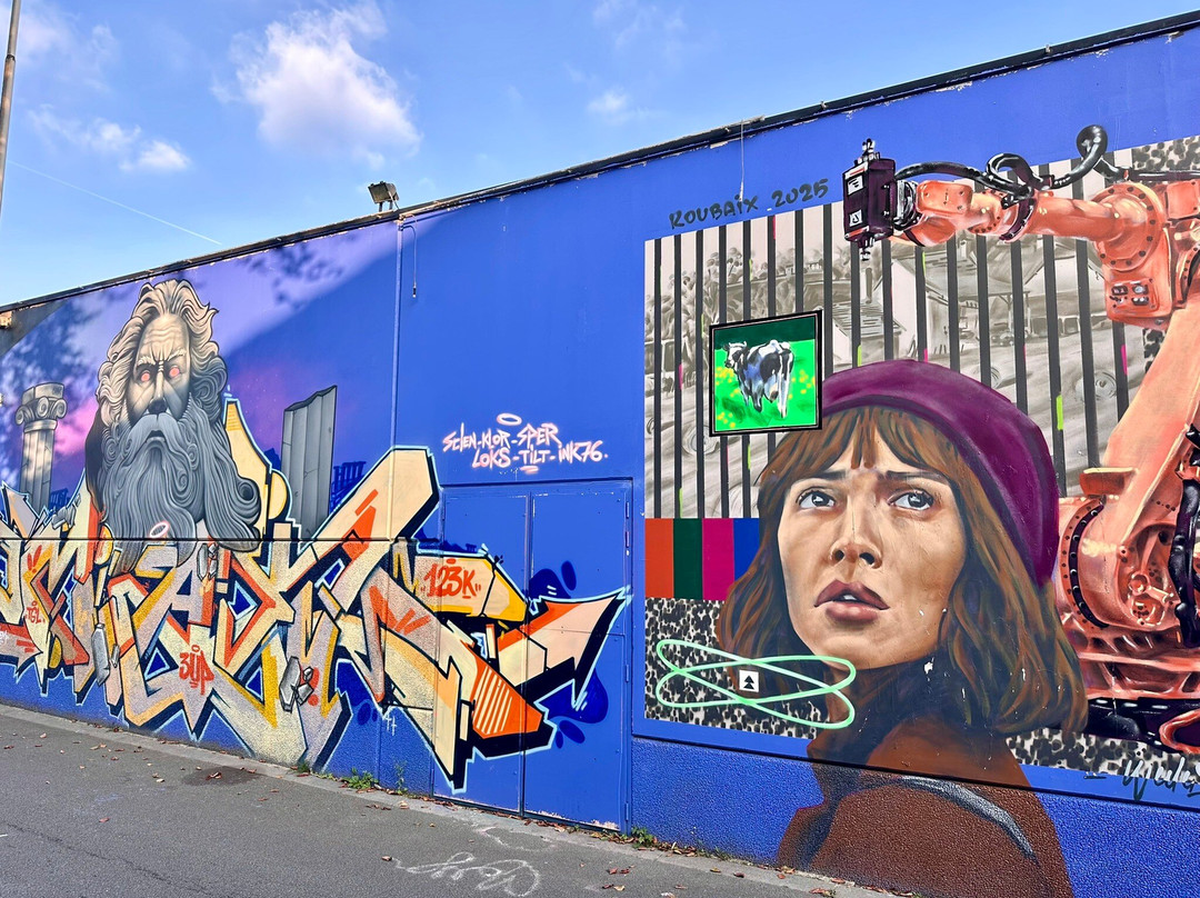 Fresque "Avant l'aube"