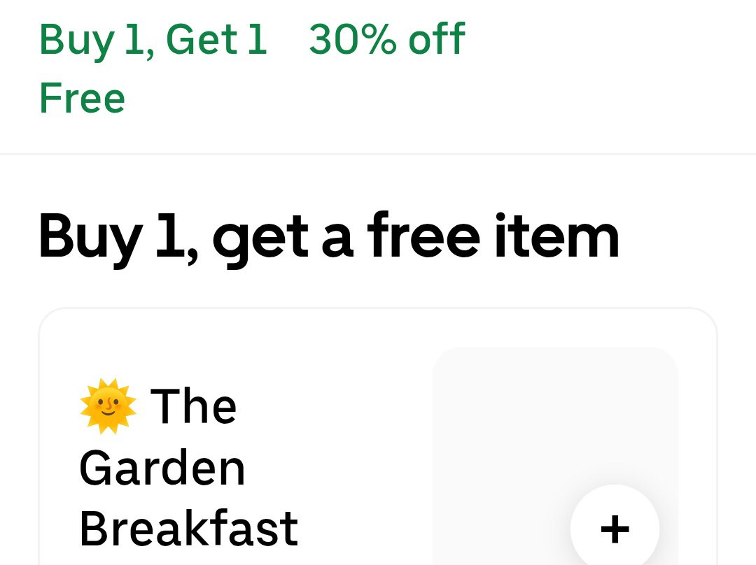 The new garden cafe