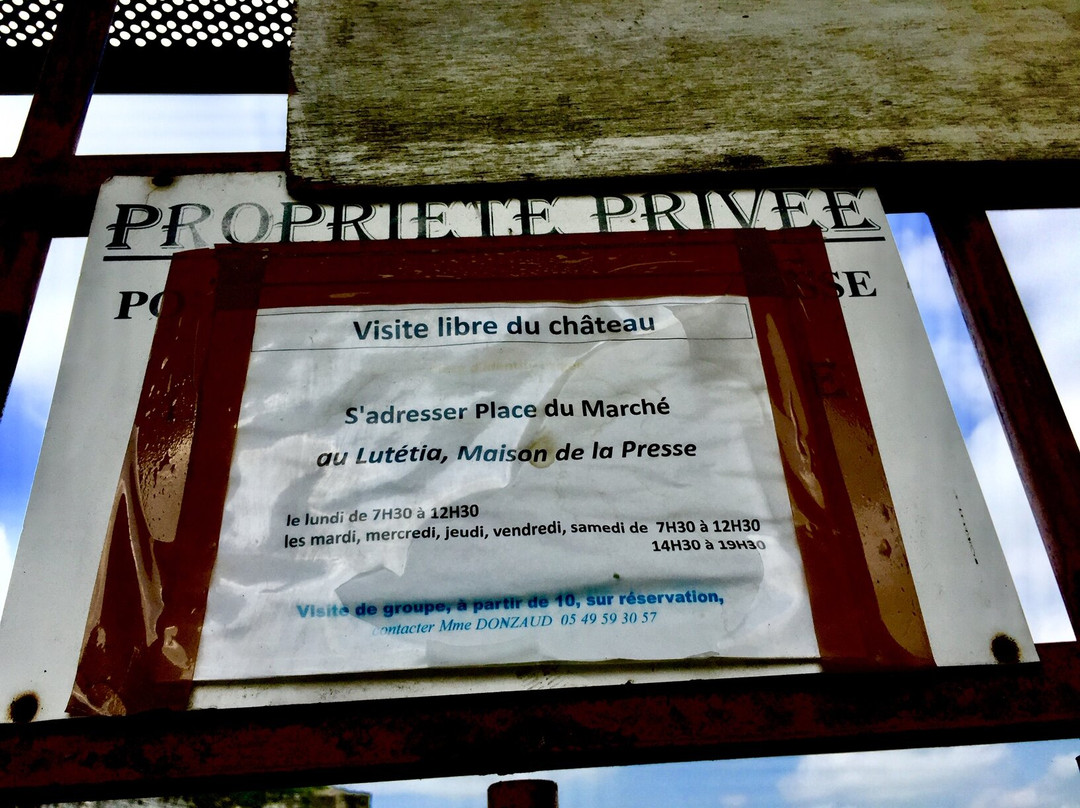 Chateau de Gencay-Gencay必去景点