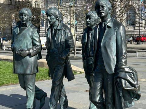 Beatles Statue-利物浦必去景点