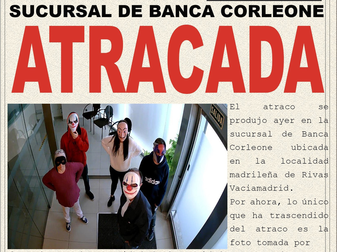 Banca Corleone Escape Room-Rivas-Vaciamadrid必去景点