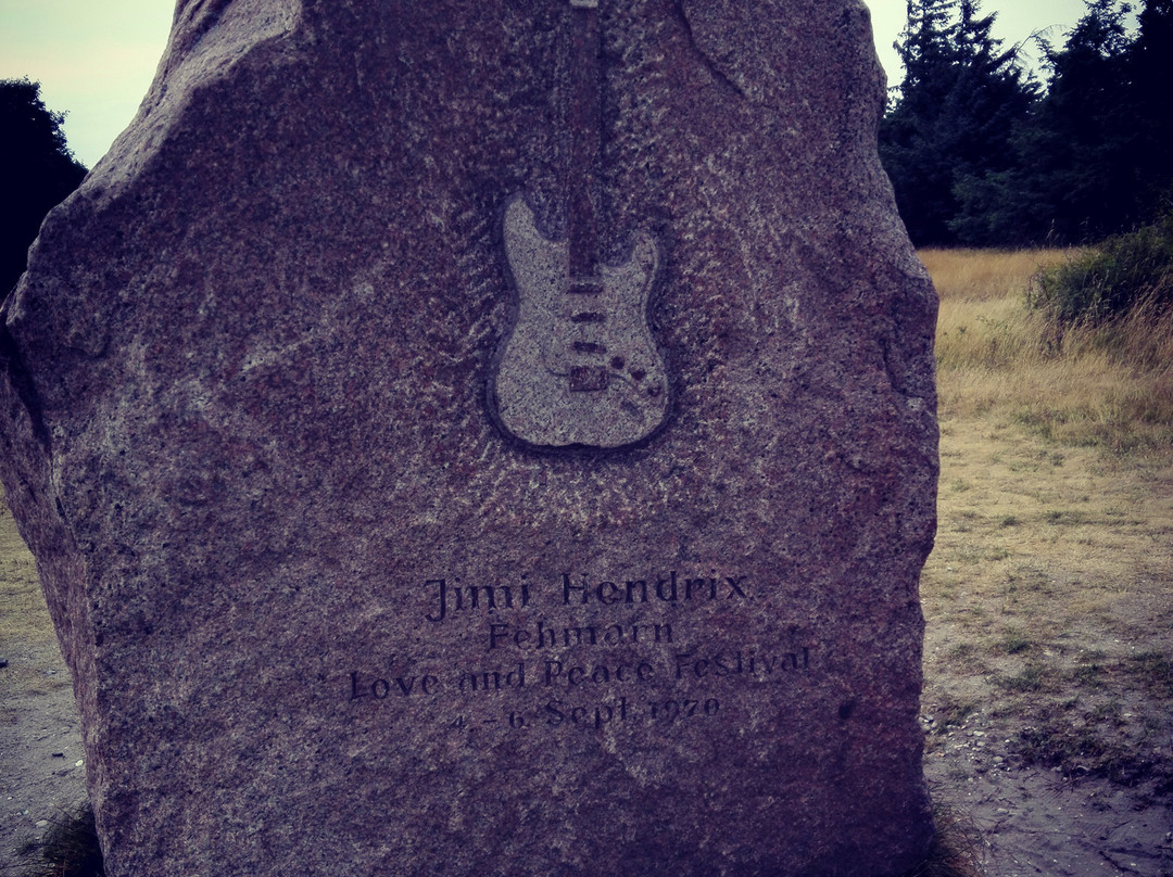 Jimi Hendrix Gedächtnisstein-Fehmarn必去景点