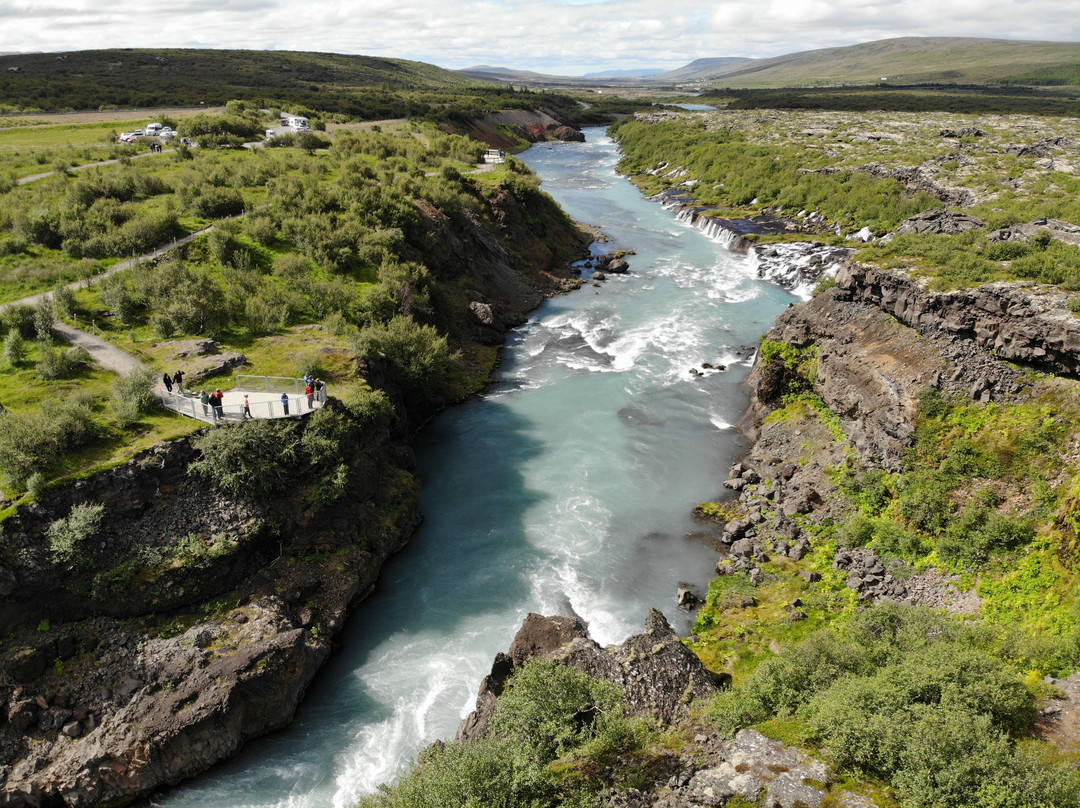 Hraunfossar旅游攻略图片