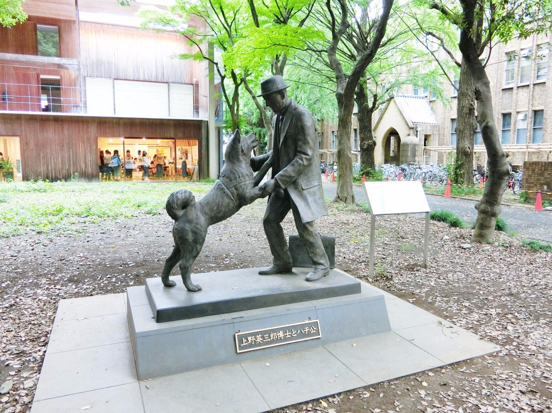 Statue of Hachiko & Hidesaburo Ueno景点图片