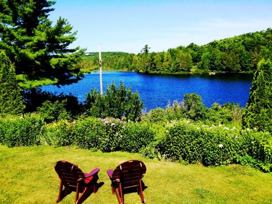 Auberge Lac Du Pin Rouge-泳池