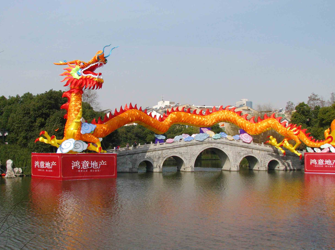 白鹭洲公园景点图片