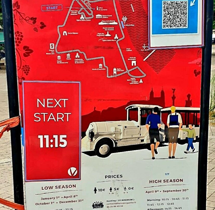 France Voguette Bordeaux En Train Touristique Électrique-波尔多必去景点