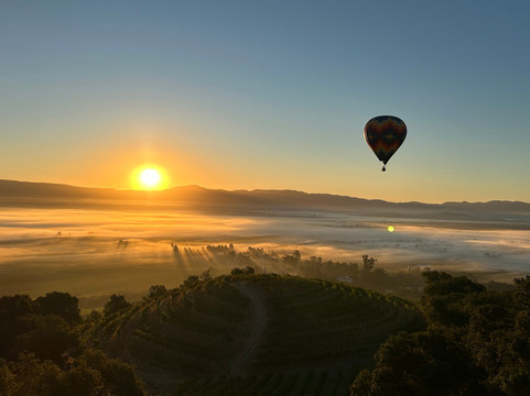 山谷热气球之旅-纳帕必去景点
