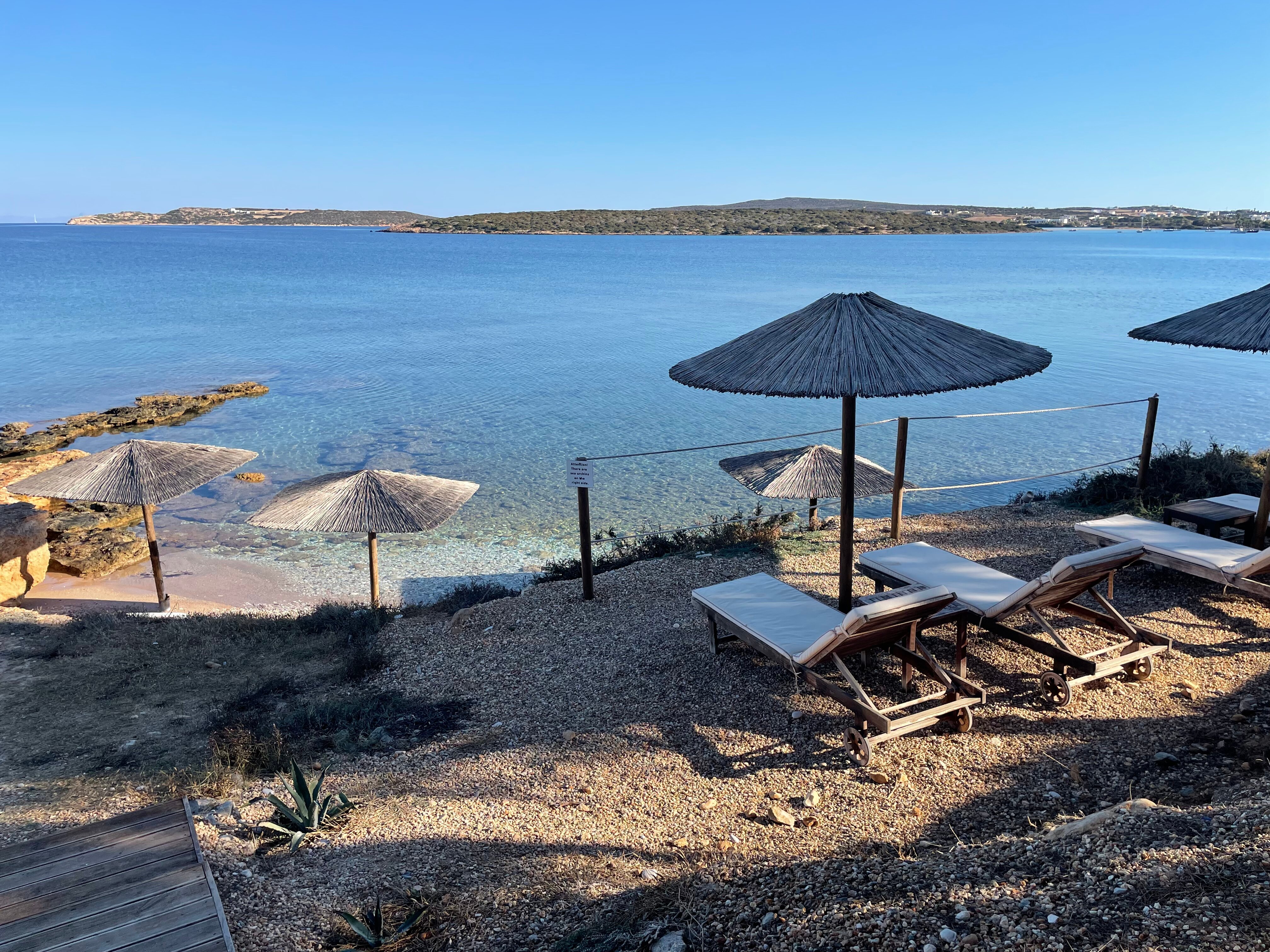 Paros Comfy Suites-泳池