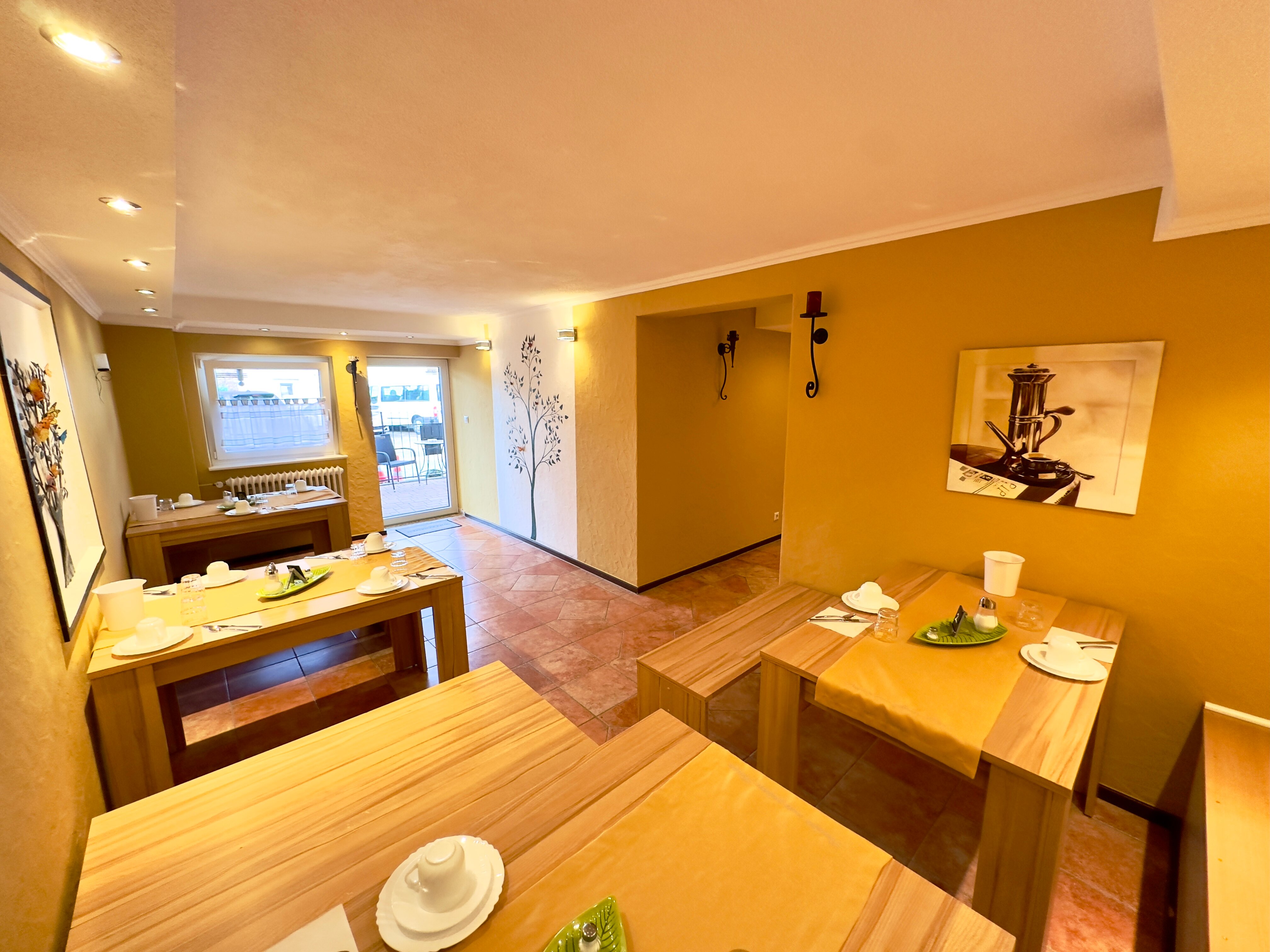 Pension Zum Grünen Baum-餐饮