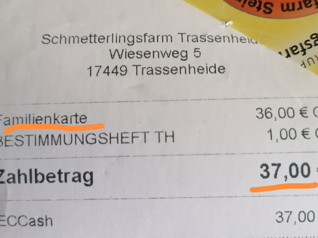 Schmetterlingsfarm Trassenheide景点图片