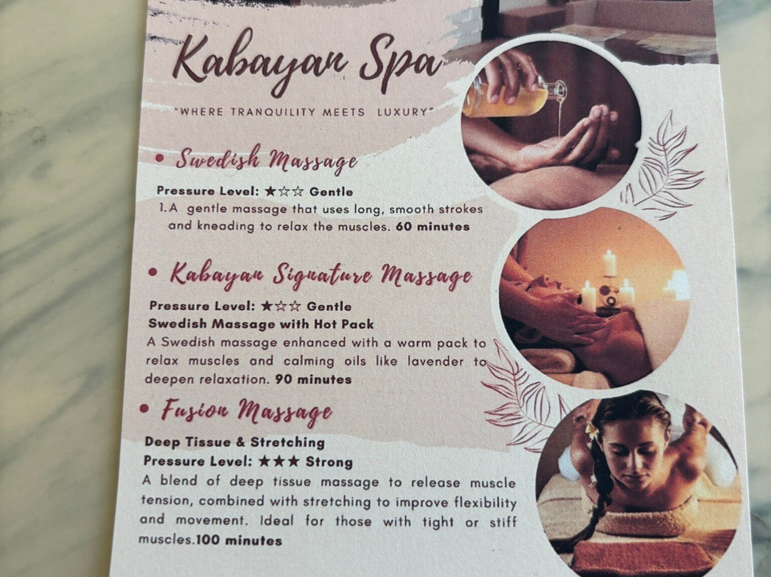 Kabayan Spa-长滩岛必去景点