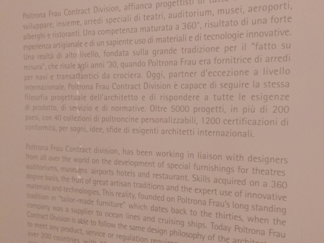 Poltrona Frau Museum-Tolentino必去景点