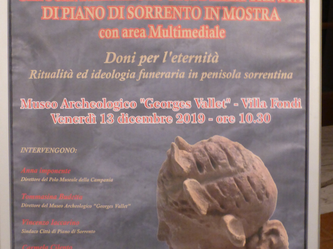 Museo Archeologico George Vallet-Piano di Sorrento必去景点