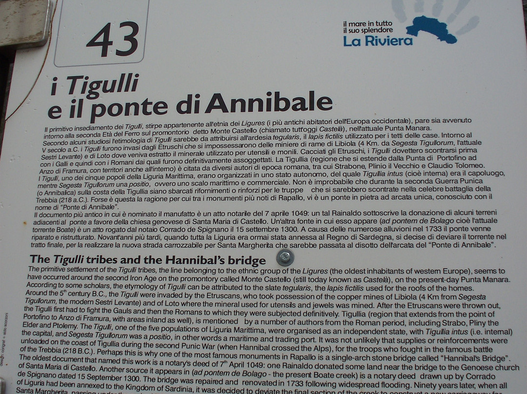 Ponte di Annibale景点图片