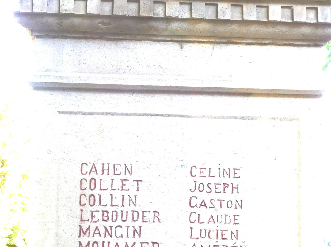 Monument Aux Morts De Joux-la-ville景点图片