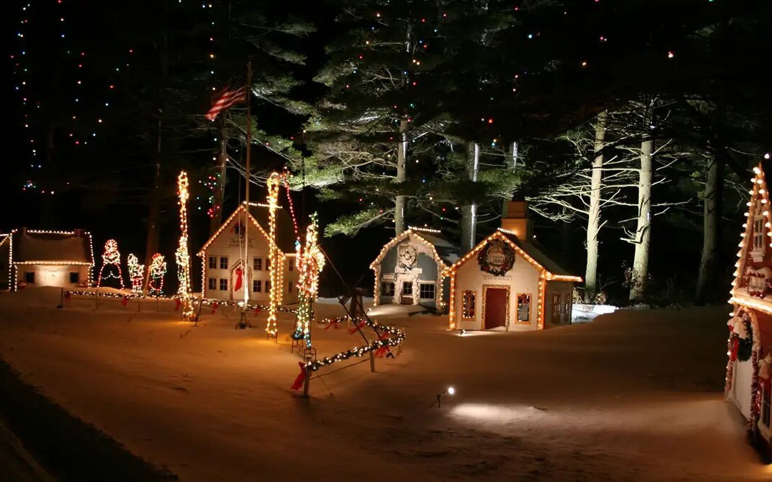 Edaville Holiday Festival of Lights-Carver必去景点