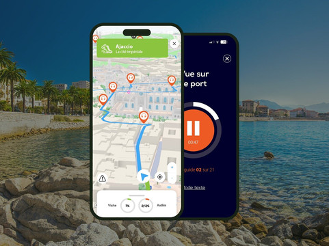 Ajaccio Visite audioguidée à pied 2h30 et 18 commentaires audios