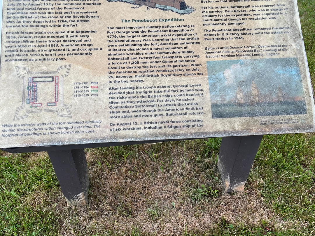 Fort George State Park-Castine必去景点