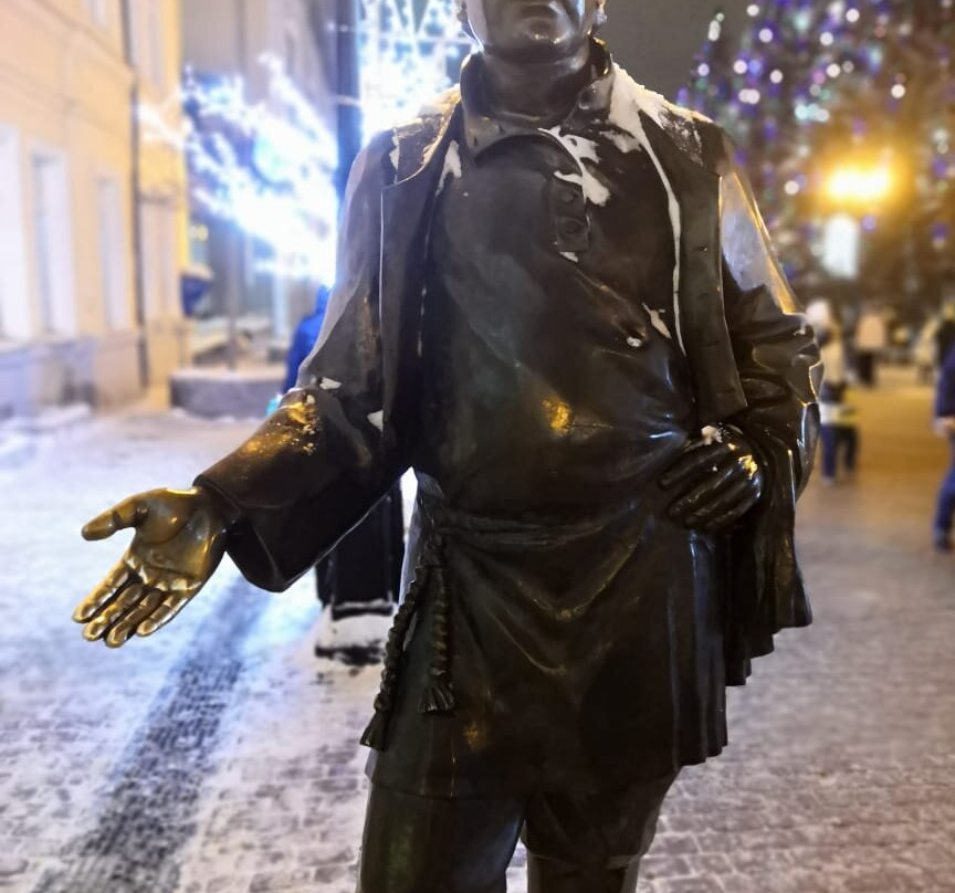 Sculpture Nizhny Novgorod Merchant-下诺夫哥罗德必去景点