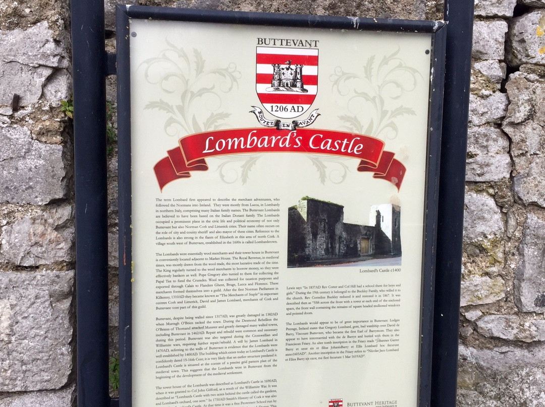 Lombard’s Castle-Buttevant必去景点