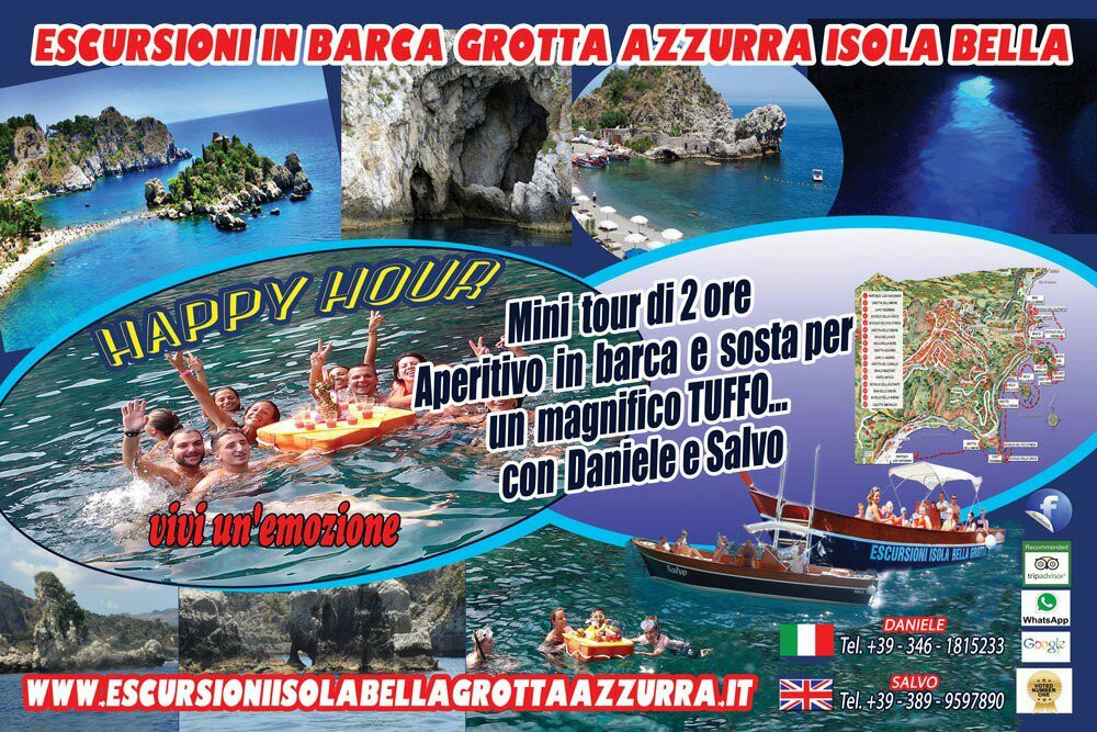 Escursioni in Barca Isola Bella Grotta Azzurra Daniele e Salvo景点图片