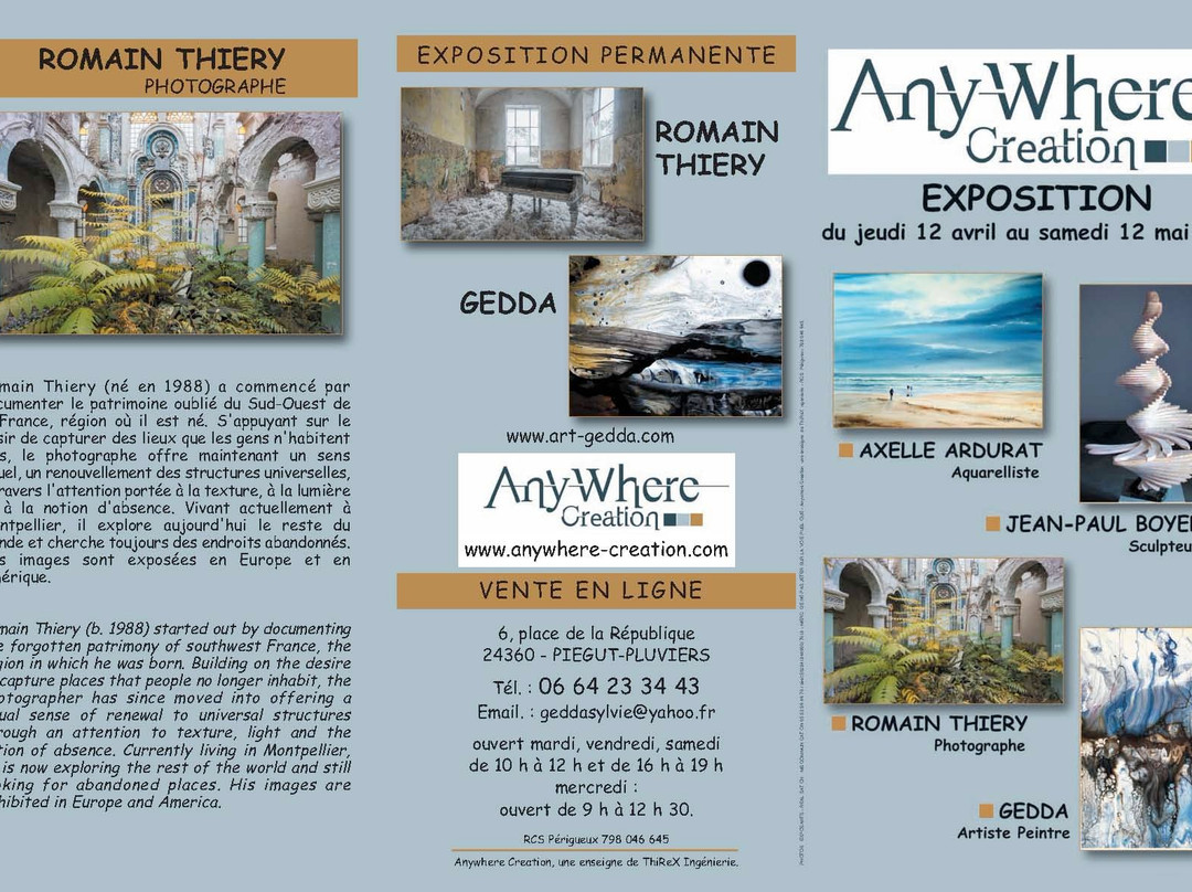 Anywhere Creation-Piegut-Pluviers必去景点