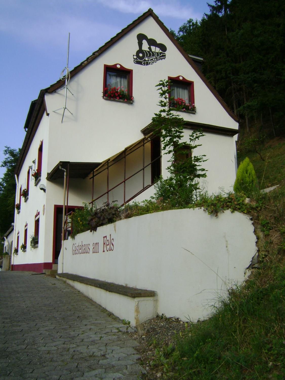 Gastehaus am Fels-浴室