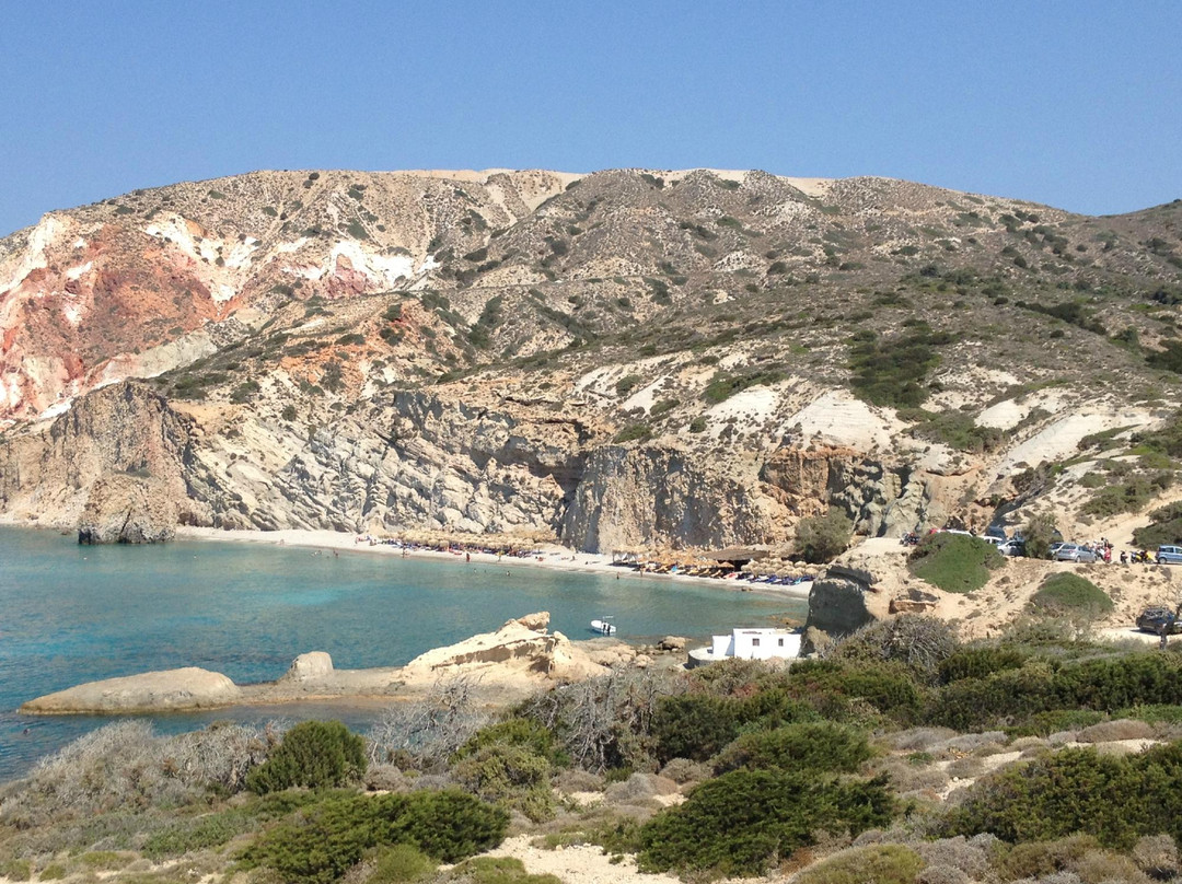 Firiplaka Beach-米洛斯岛必去景点